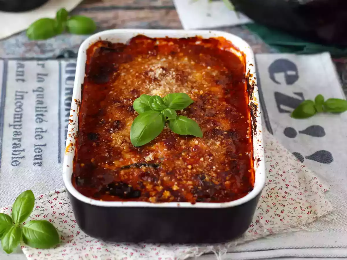 Aubergine parmigiana, den traditionelle opskrift forklaret trin for trin! - foto 2
