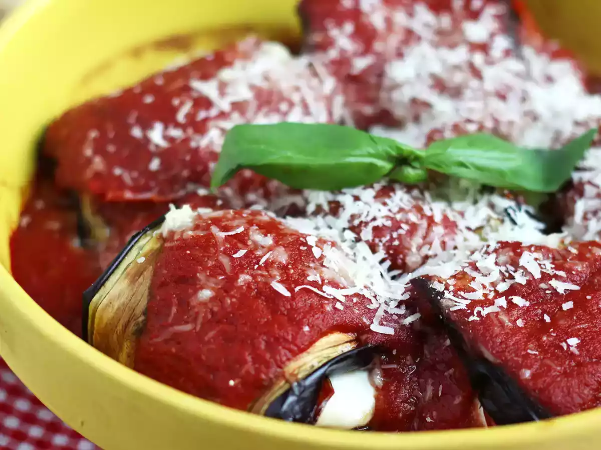 Aubergine parmigiana-ruller - foto 4
