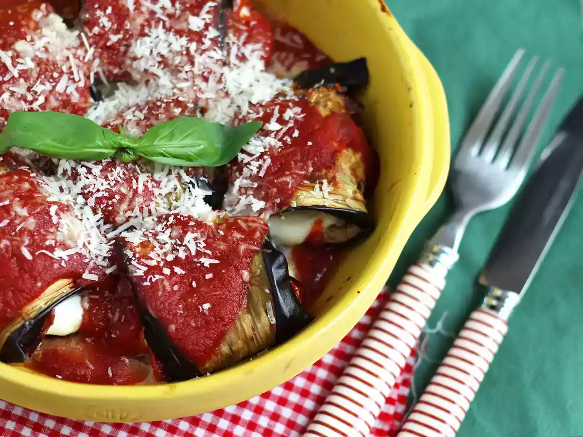 Aubergine parmigiana-ruller - foto 5
