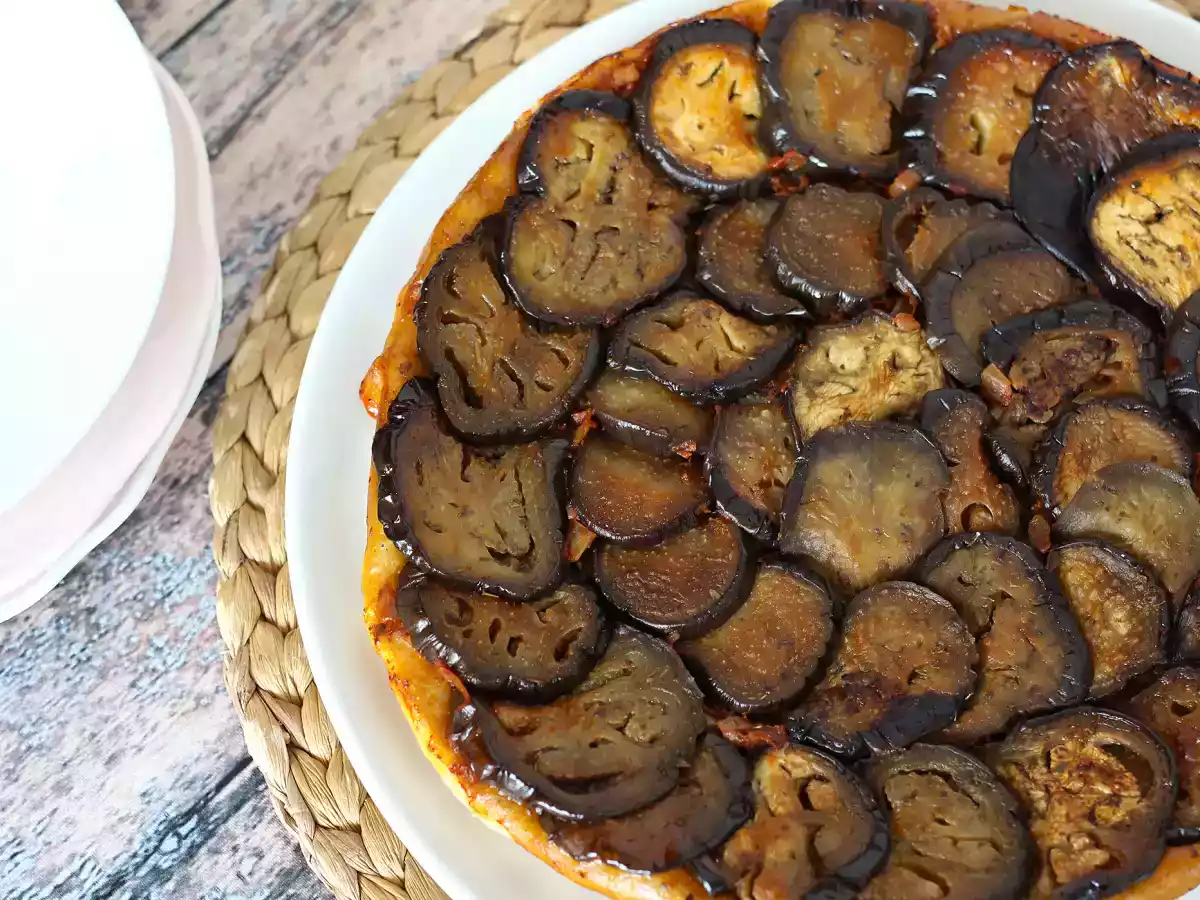 Aubergine tarte tatin: en velsmagende version at dø for! - foto 2