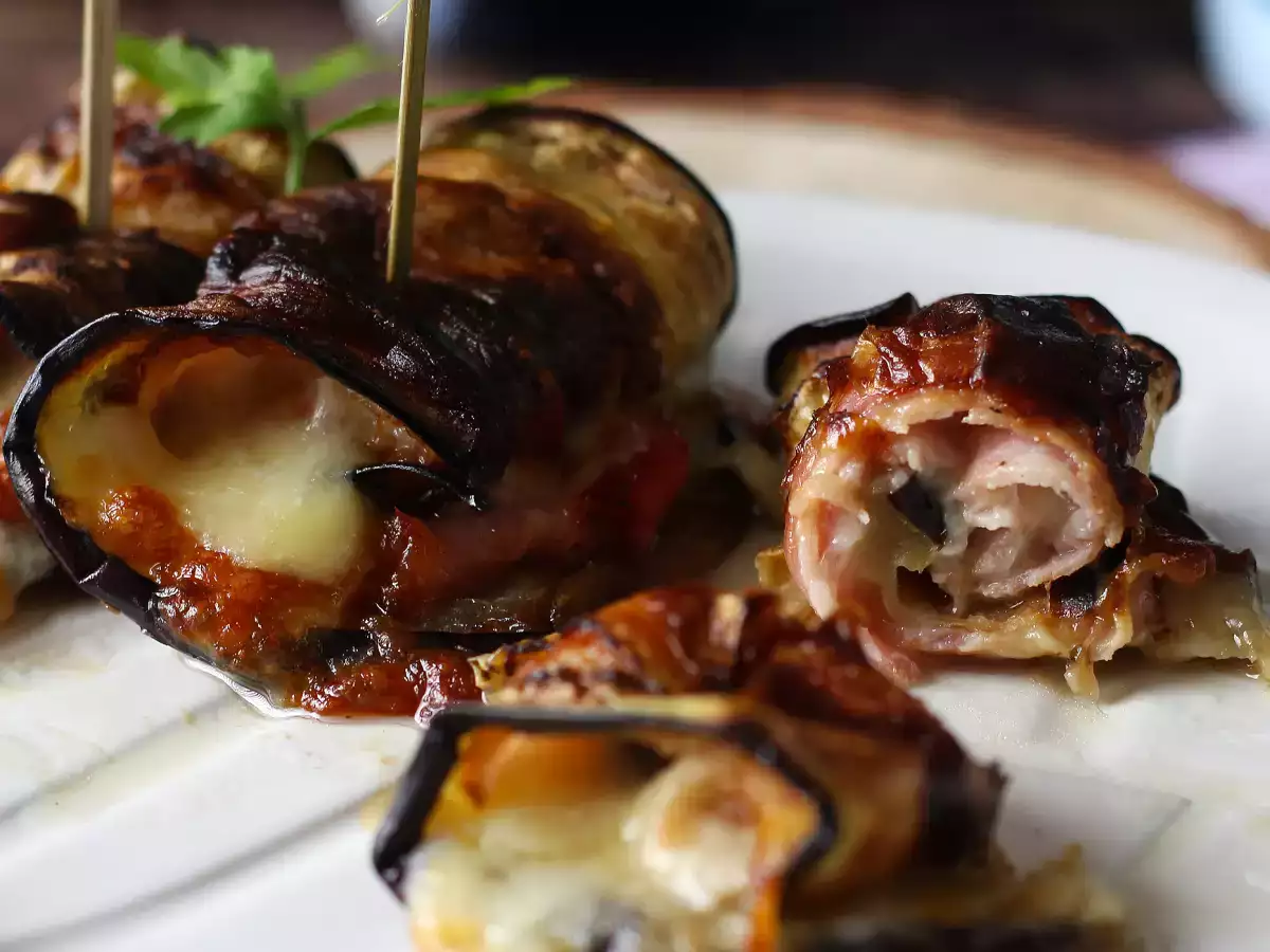Aubergineruller i airfryer - foto 6