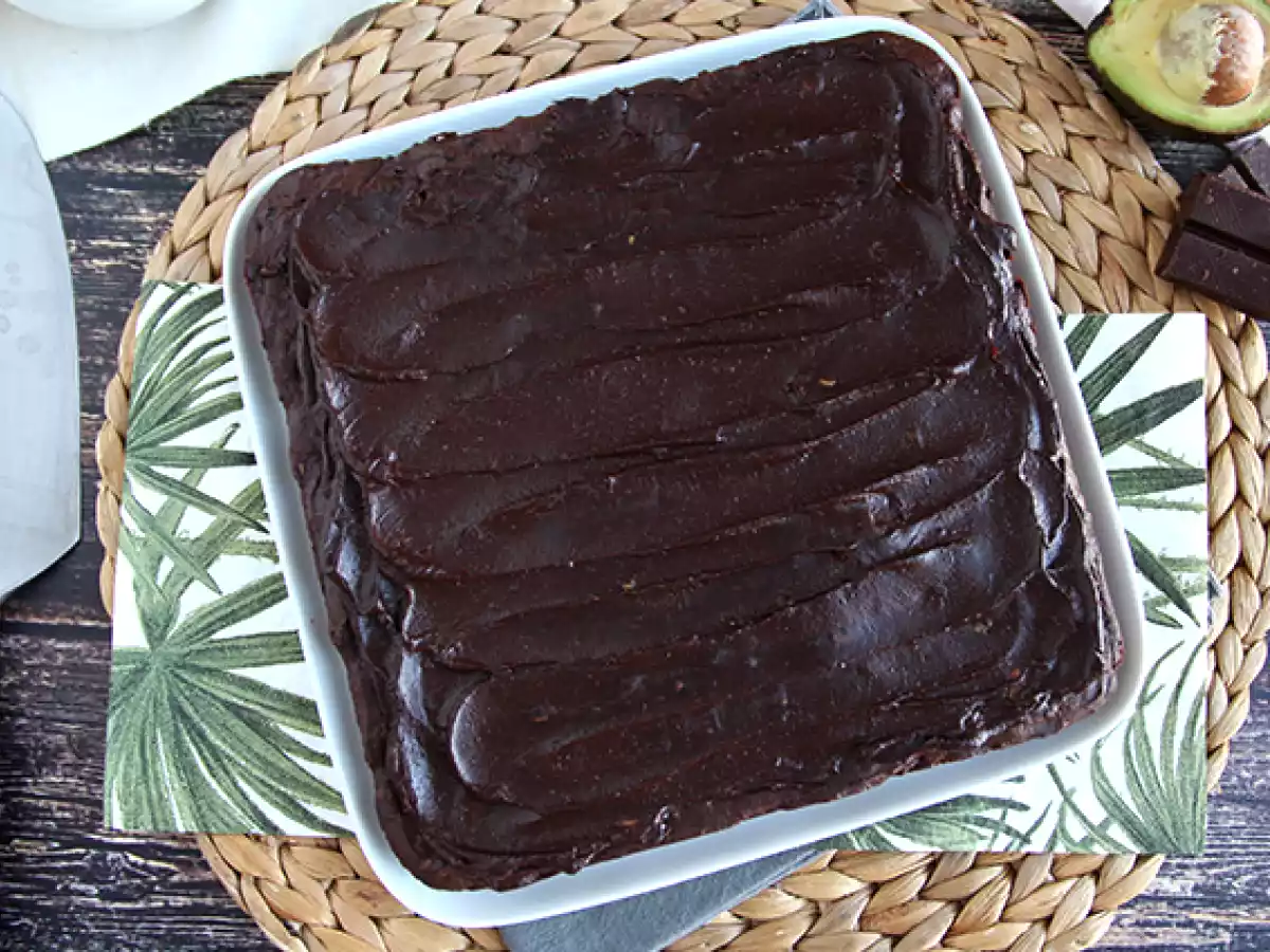 Avocado- og chokoladebrownie uden smør - laktosefri - foto 4
