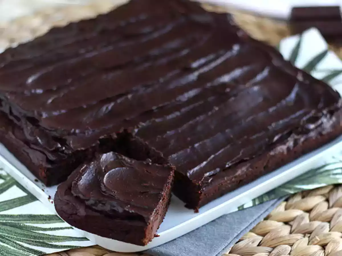 Avocado- og chokoladebrownie uden smør - laktosefri - foto 6