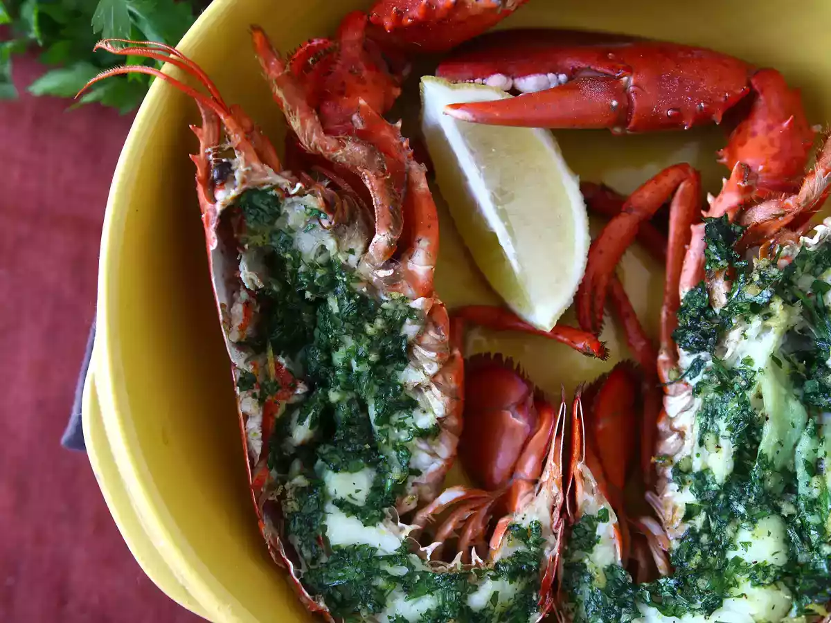Bagt hummer med persille og citron: enkelhed og raffinement ved bordet. - foto 6