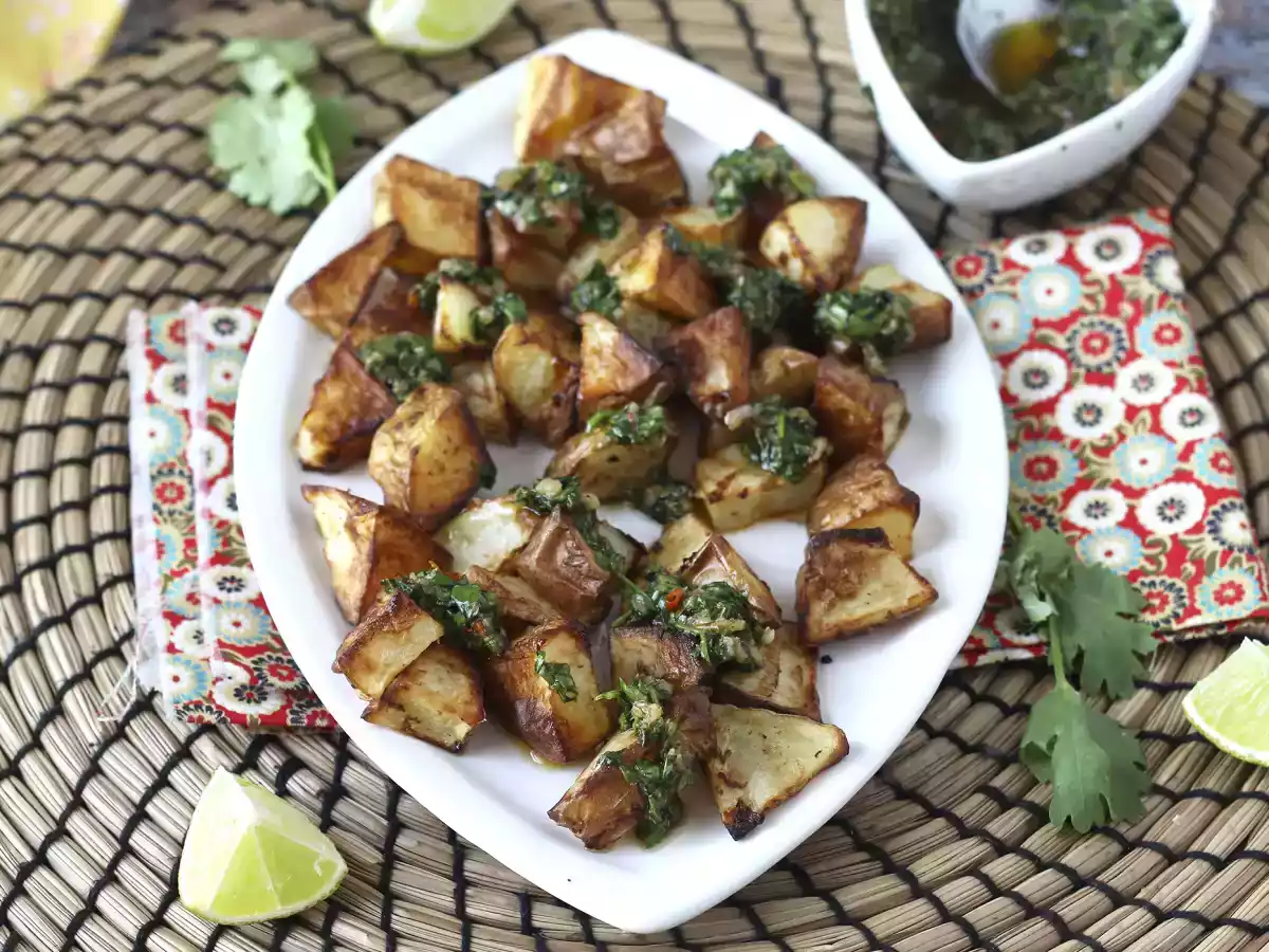 Bagte kartofler med chimichurri - foto 3