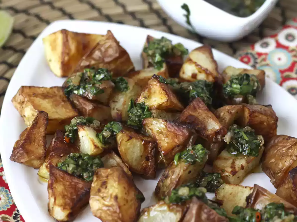 Bagte kartofler med chimichurri - foto 5