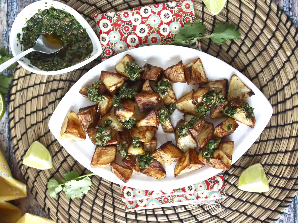 Bagte kartofler med chimichurri - foto 7