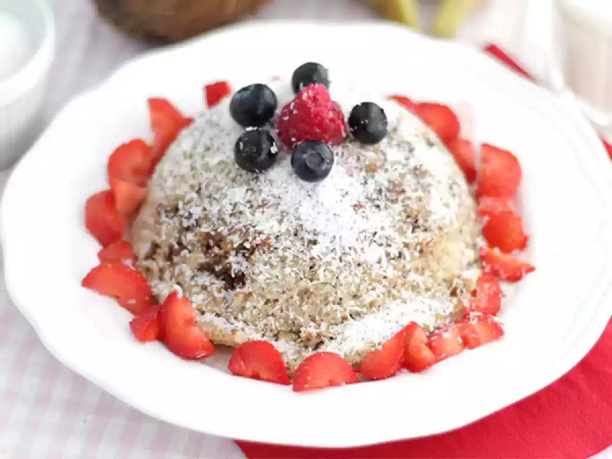 Banan-kokos-bollekage - laktose- og glutenfri