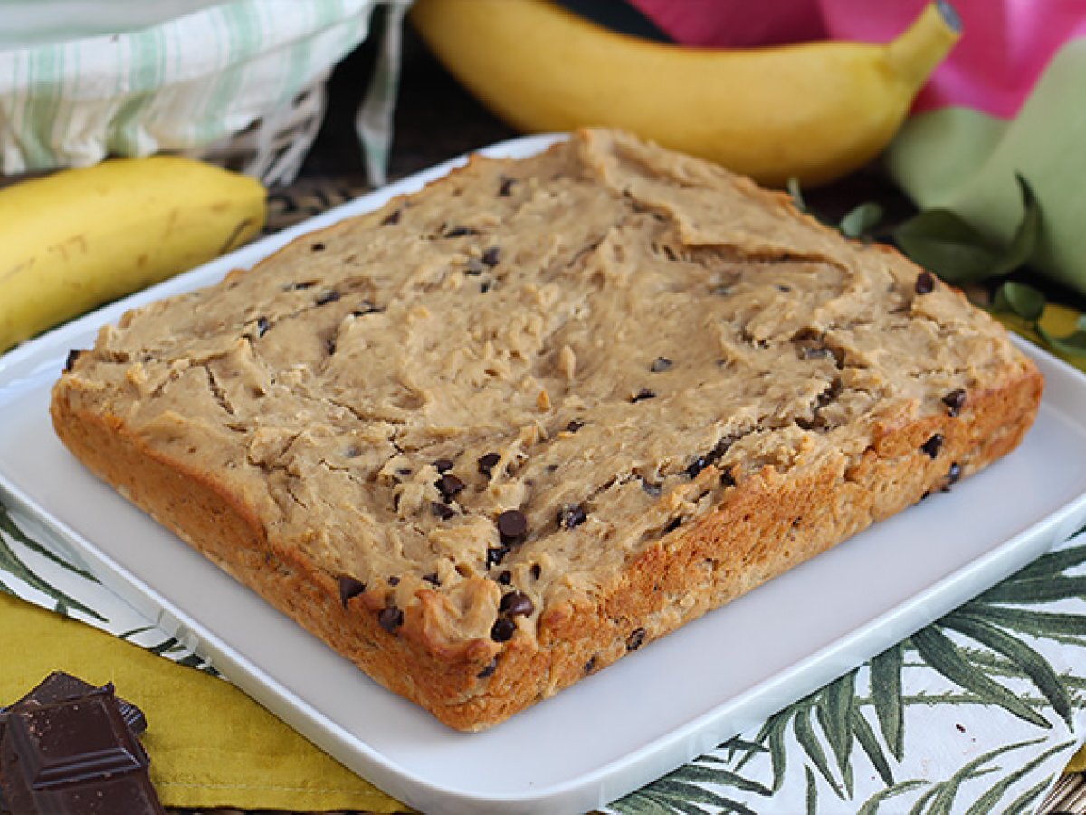 Banan- og chokoladekage - Vegansk og glutenfri