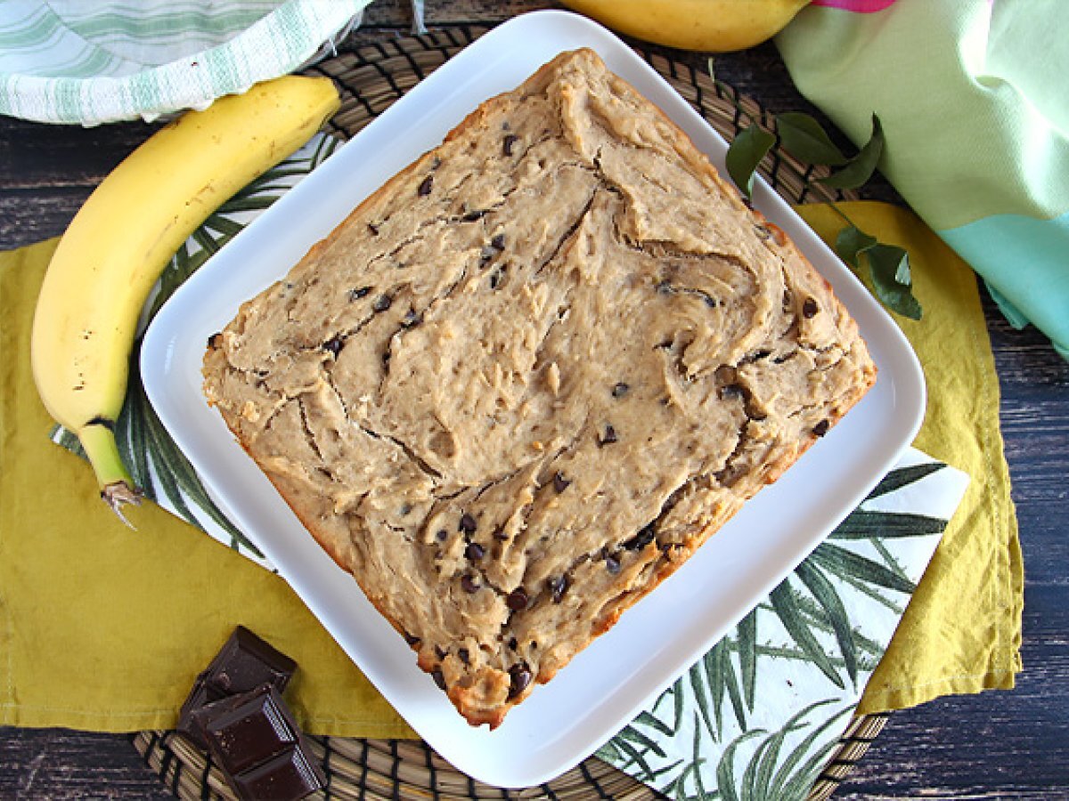 Banan- og chokoladekage - Vegansk og glutenfri - foto 3