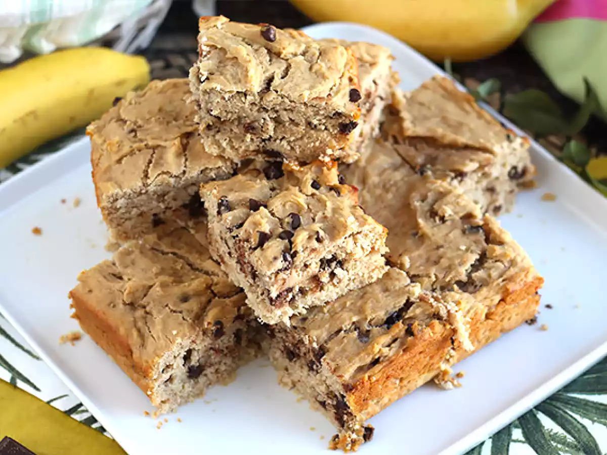 Banan- og chokoladekage - Vegansk og glutenfri - foto 4