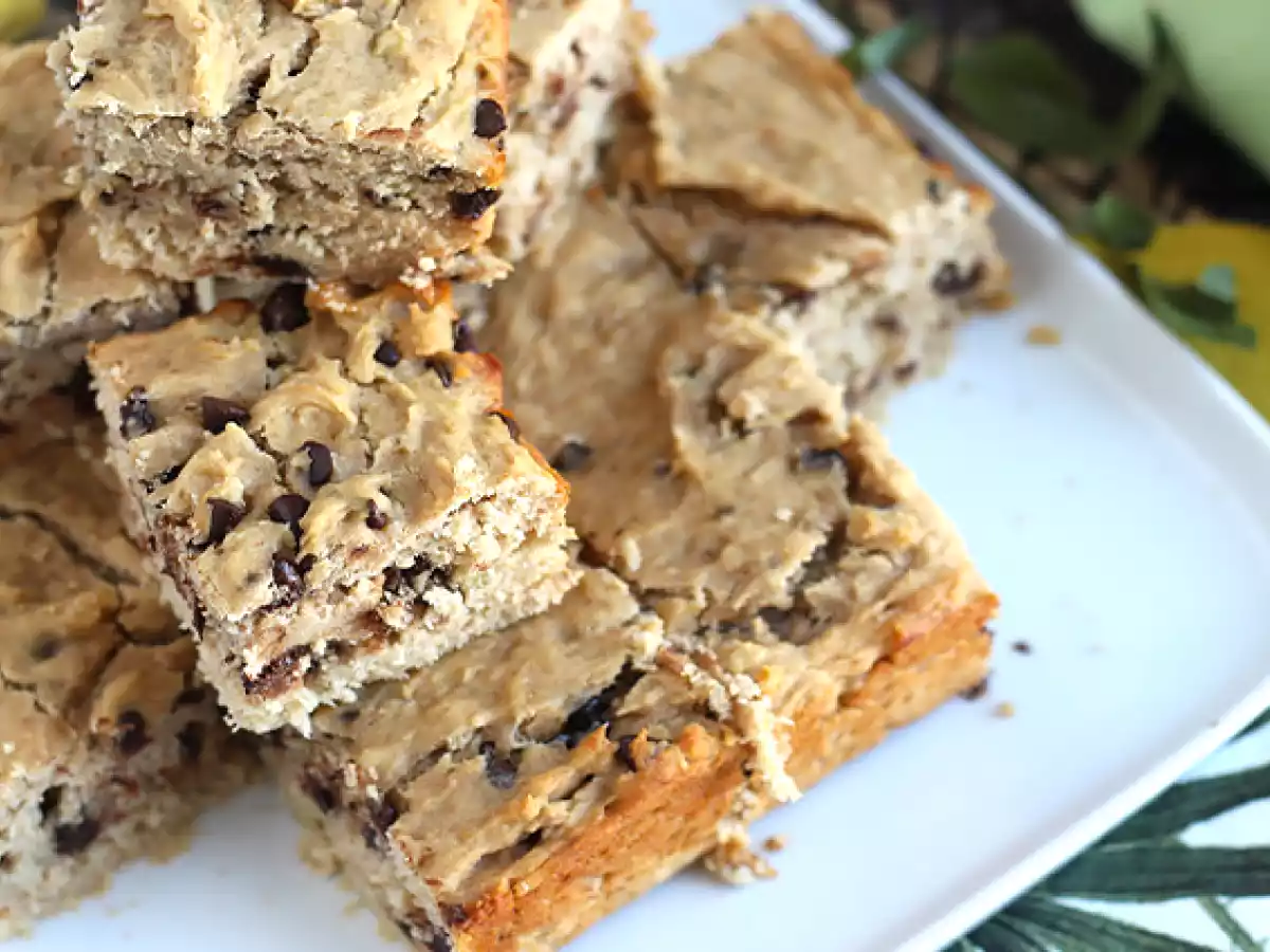 Banan- og chokoladekage - Vegansk og glutenfri - foto 5