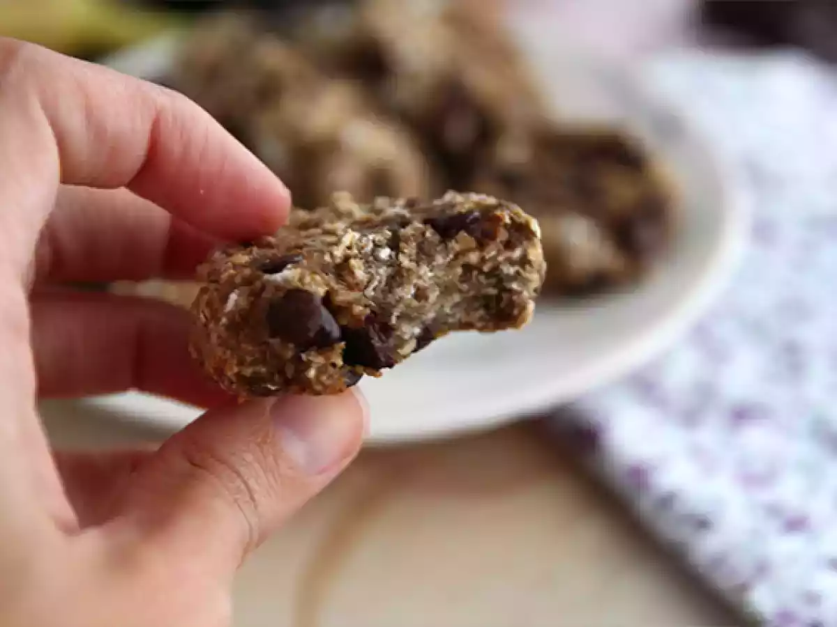 Banan- og chokoladekager med 3 ingredienser - foto 4