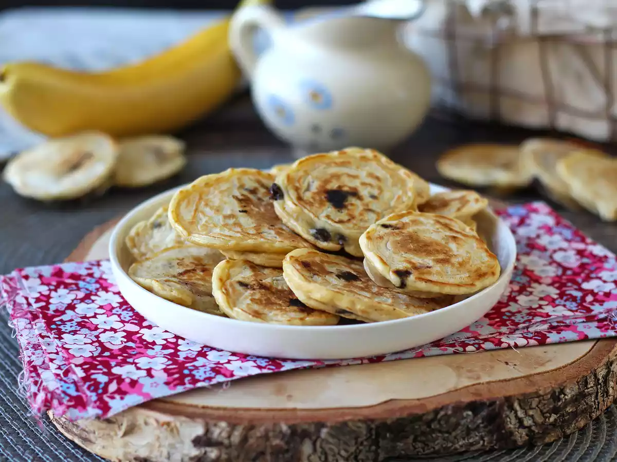 Bananpandekager uden tilsat sukker, perfekte til morgenmad!