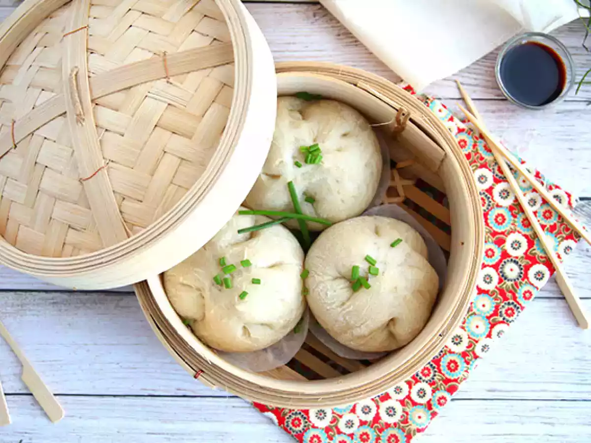 Banh Bao, små dampede boller