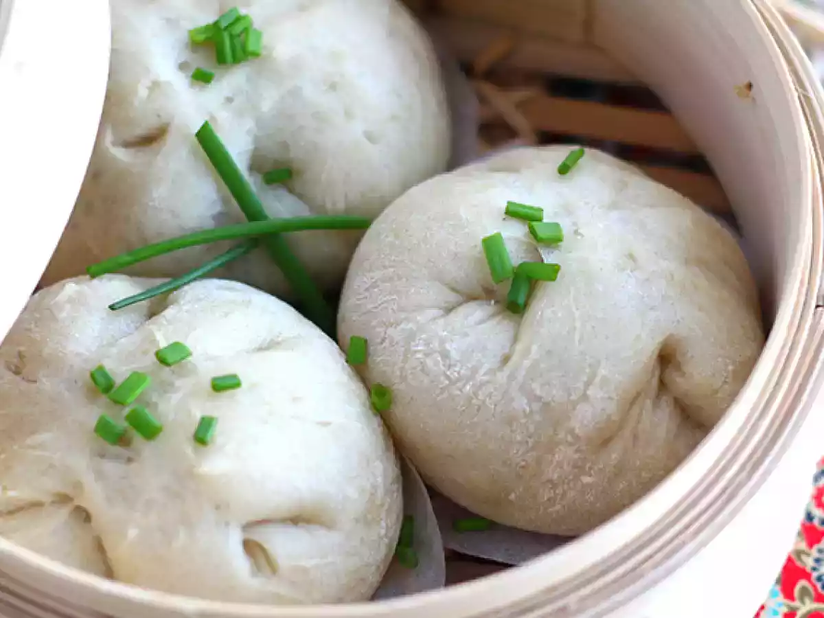 Banh Bao, små dampede boller - foto 4