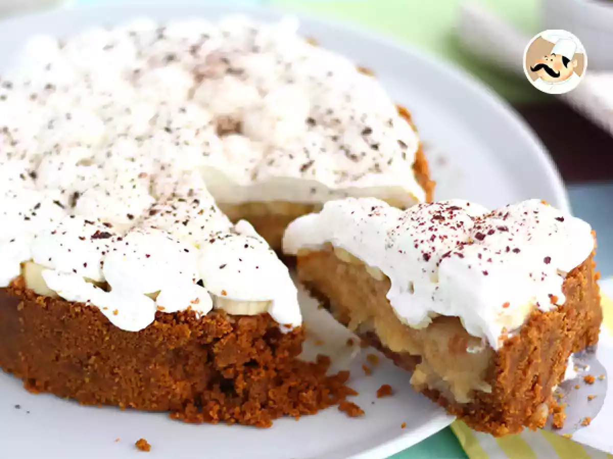 Banoffee-, banan- og karameltærte - foto 2