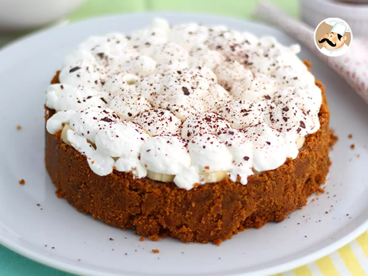 Banoffee-tærte med banan og karamel