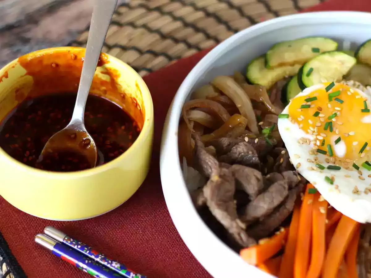 Bibimbap, den traditionelle koreanske ret - foto 5