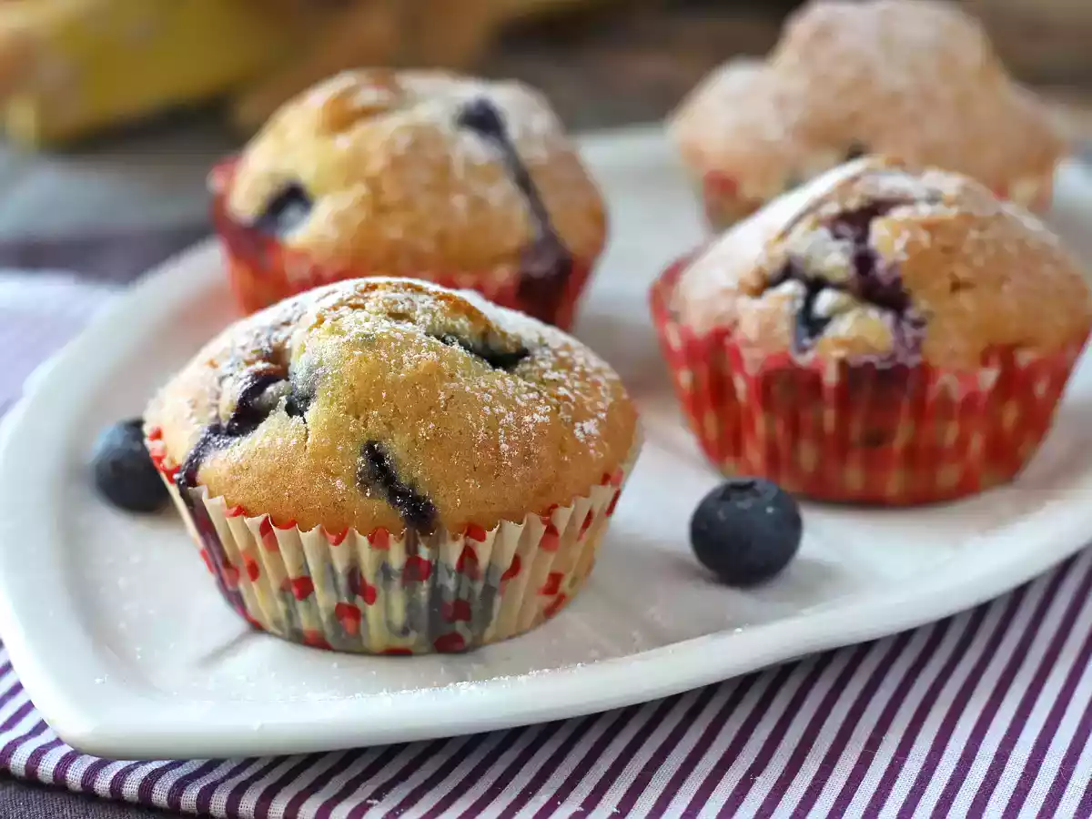 Blåbærmuffins, en miniudgave af pyreneertærte! - foto 9