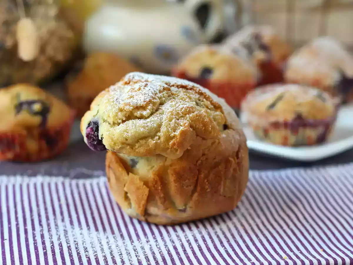 Blåbærmuffins, en miniudgave af pyreneertærte! - foto 11