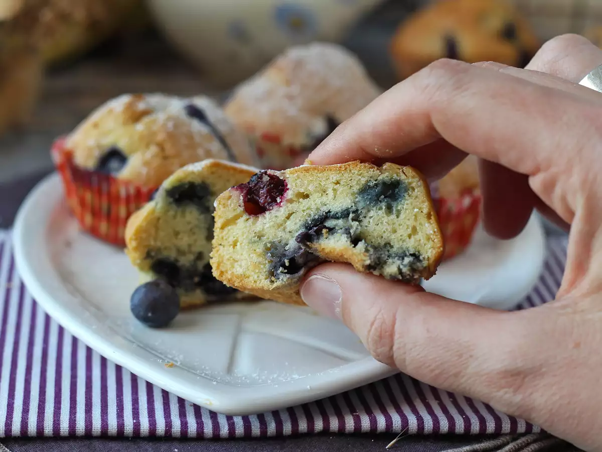 Blåbærmuffins – miniudgave af den klassiske pyrenæertærte - foto 4