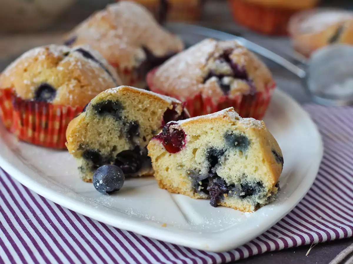 Blåbærmuffins – miniudgave af den klassiske pyrenæertærte - foto 6