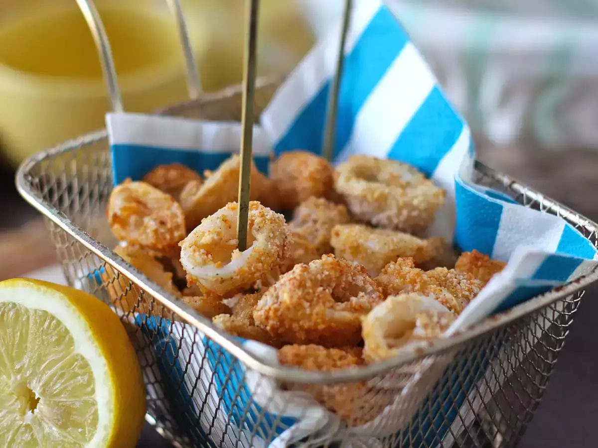 Blæksprutteringe i luftfryser sprøde og lette - foto 2