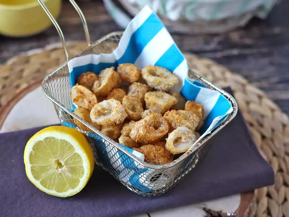 Blæksprutteringe i luftfryser sprøde og lette - foto 5