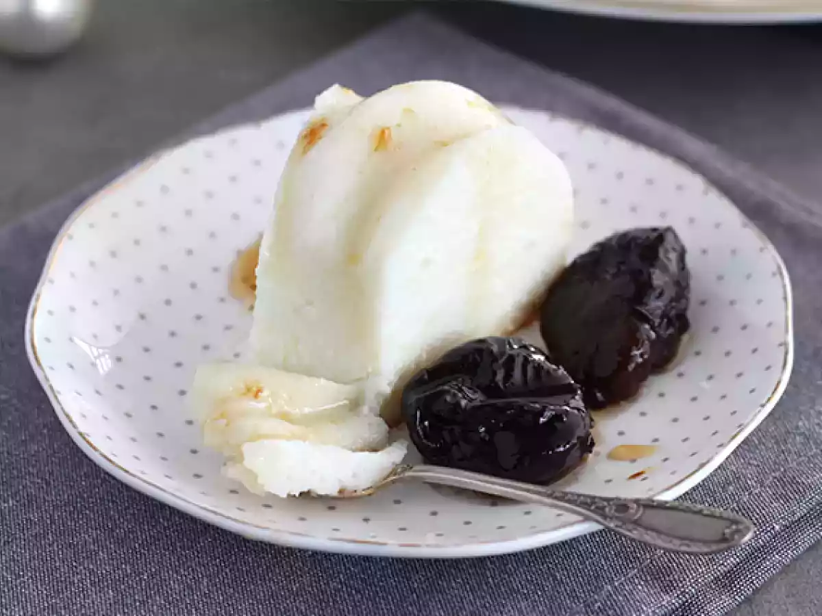 Blanc manger kokos- og sveskecoulis - foto 3