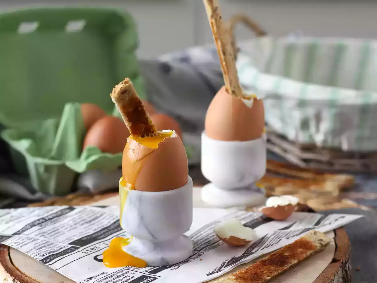 Blødkogte æg i Air fryer - foto 3