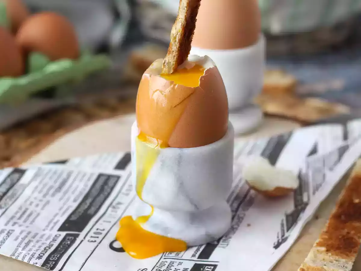Blødkogte æg i Air fryer - foto 4