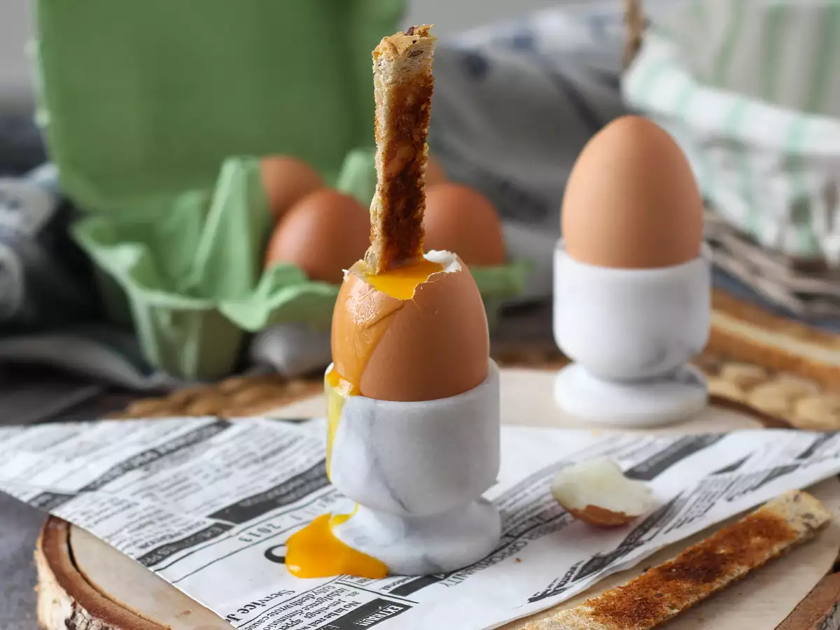 Blødkogte æg i airfryer