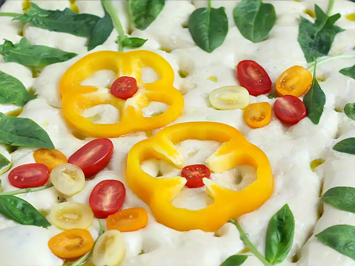 Blomsterfocaccia – focaccia som kunst - foto 3