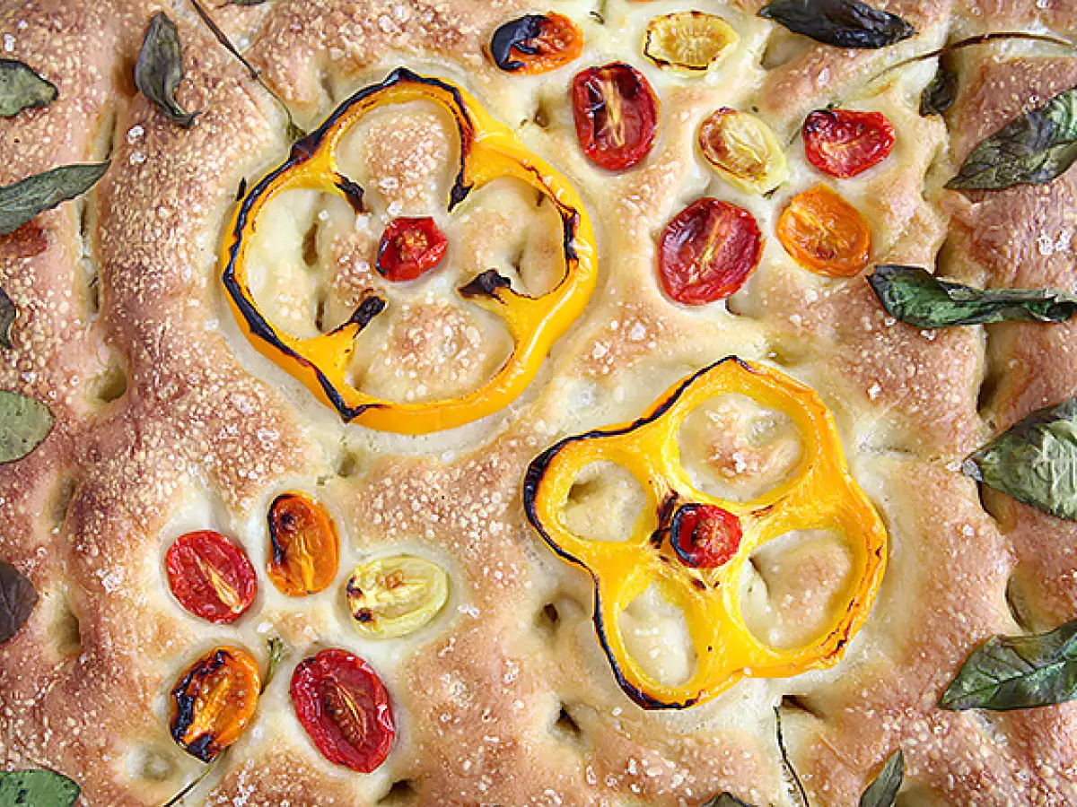 Blomsterfocaccia – focaccia som kunst - foto 6
