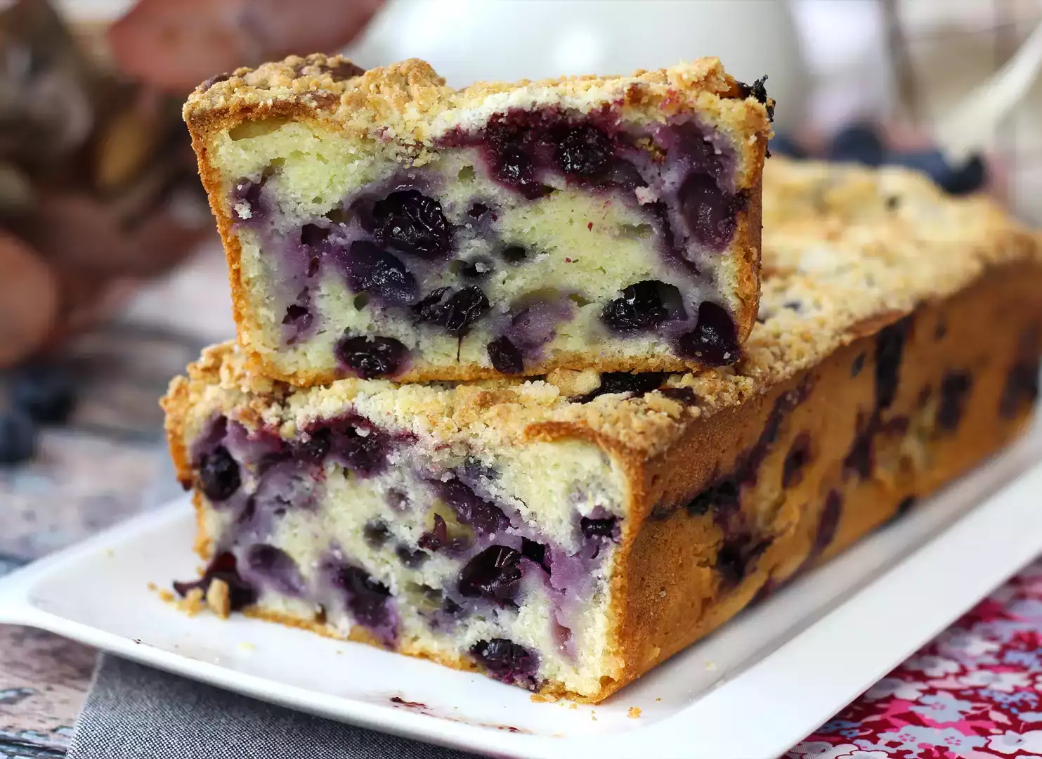 Blueberry crumble cake: kagen, der kombinerer fondant, blødhed og sprødhed!