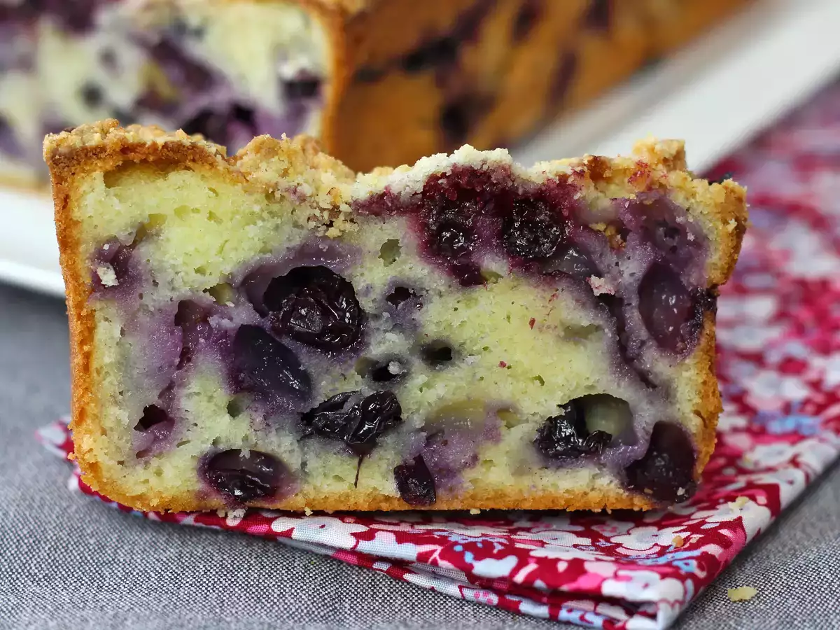 Blueberry crumble cake: Kagen, der kombinerer fondant, blødhed og sprødhed! - foto 9