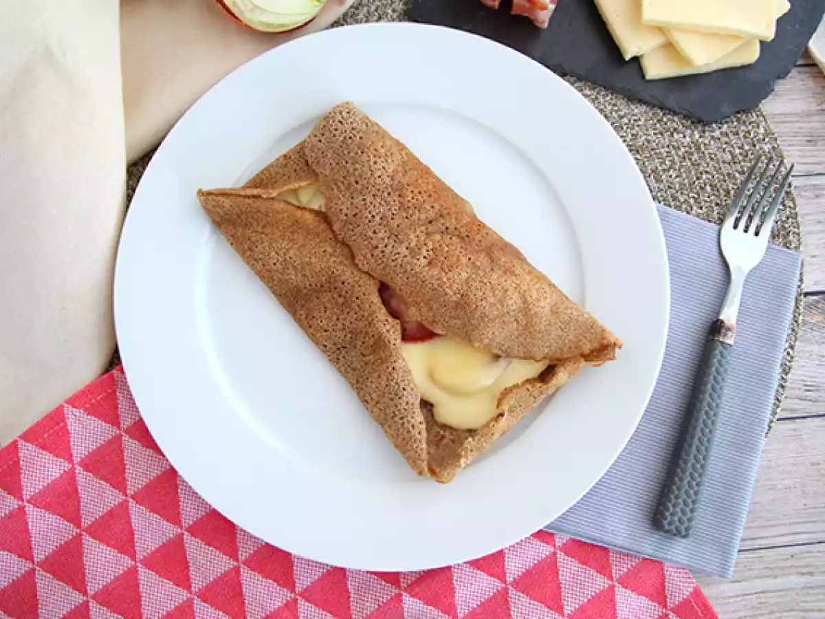 Boghvede-galette med raclette-ost - foto 4