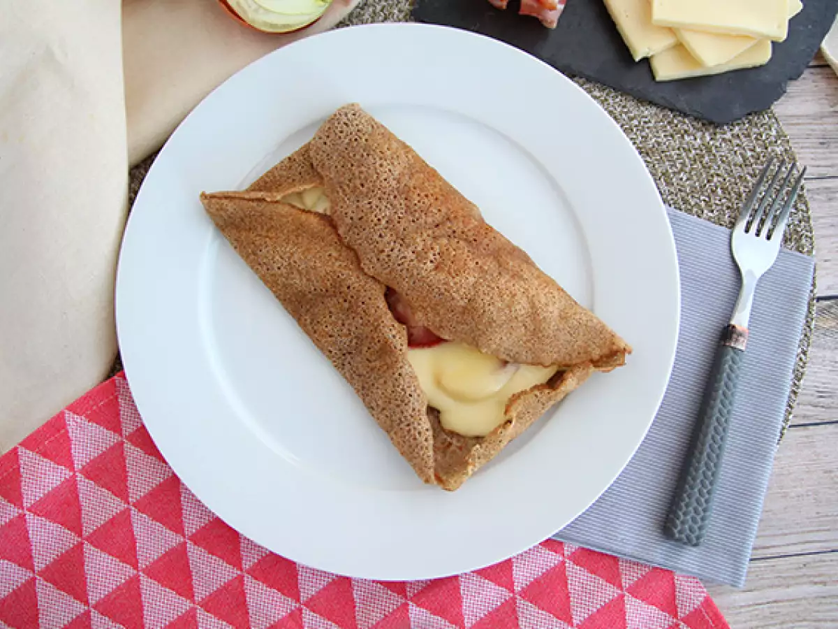 Boghvedegalette med racletteost - foto 4