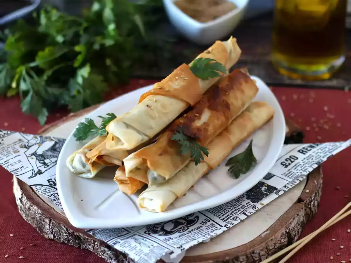 Börek med fetaost og persille