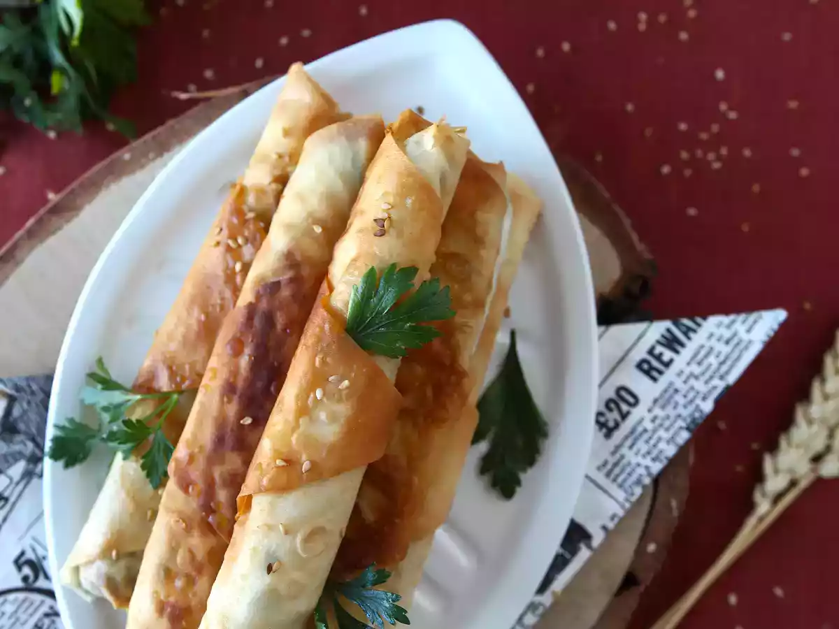 Börek med fetaost og persille - foto 4