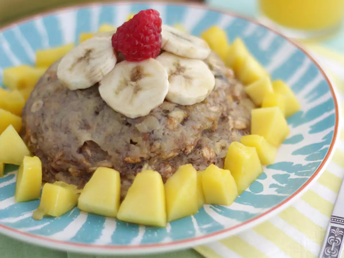 Bowl cake med banan