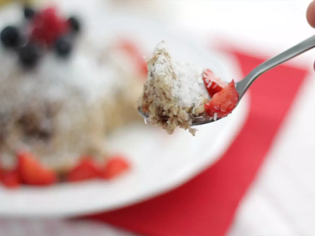 Bowl cake med banan og kokos – laktose- og glutenfri - foto 3