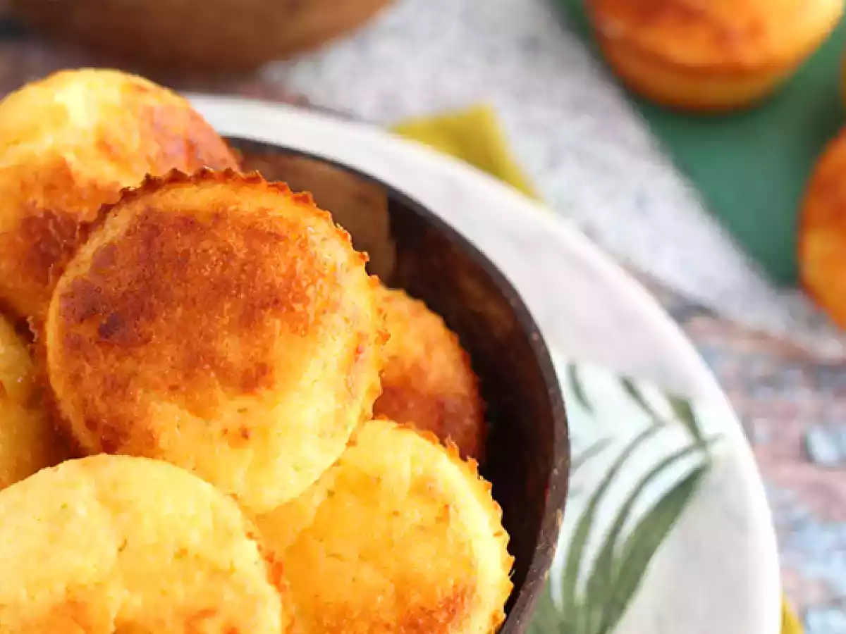 Brasilianske kokosmuffins - Queijadinhas - foto 2