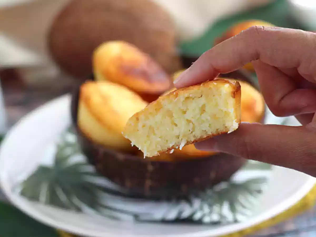 Brasilianske kokosmuffins - Queijadinhas - foto 3