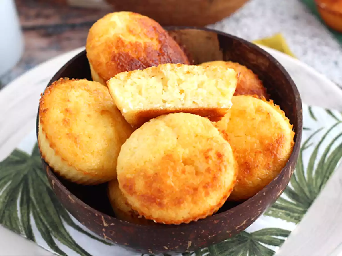 Brasilianske kokosmuffins - Queijadinhas - foto 5