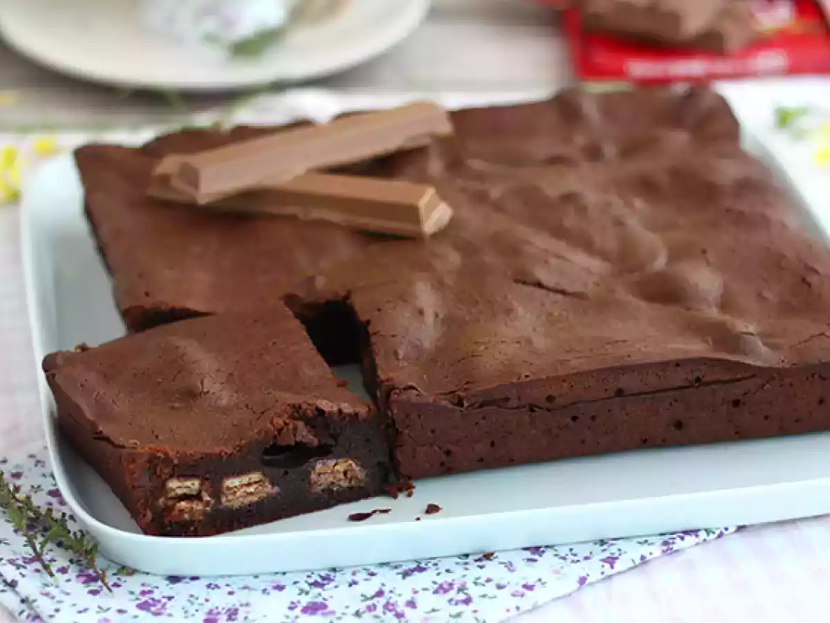 Brownie med Kit Kat ®. - foto 2