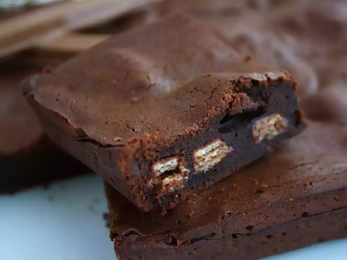 Brownie med Kit Kat ®. - foto 4