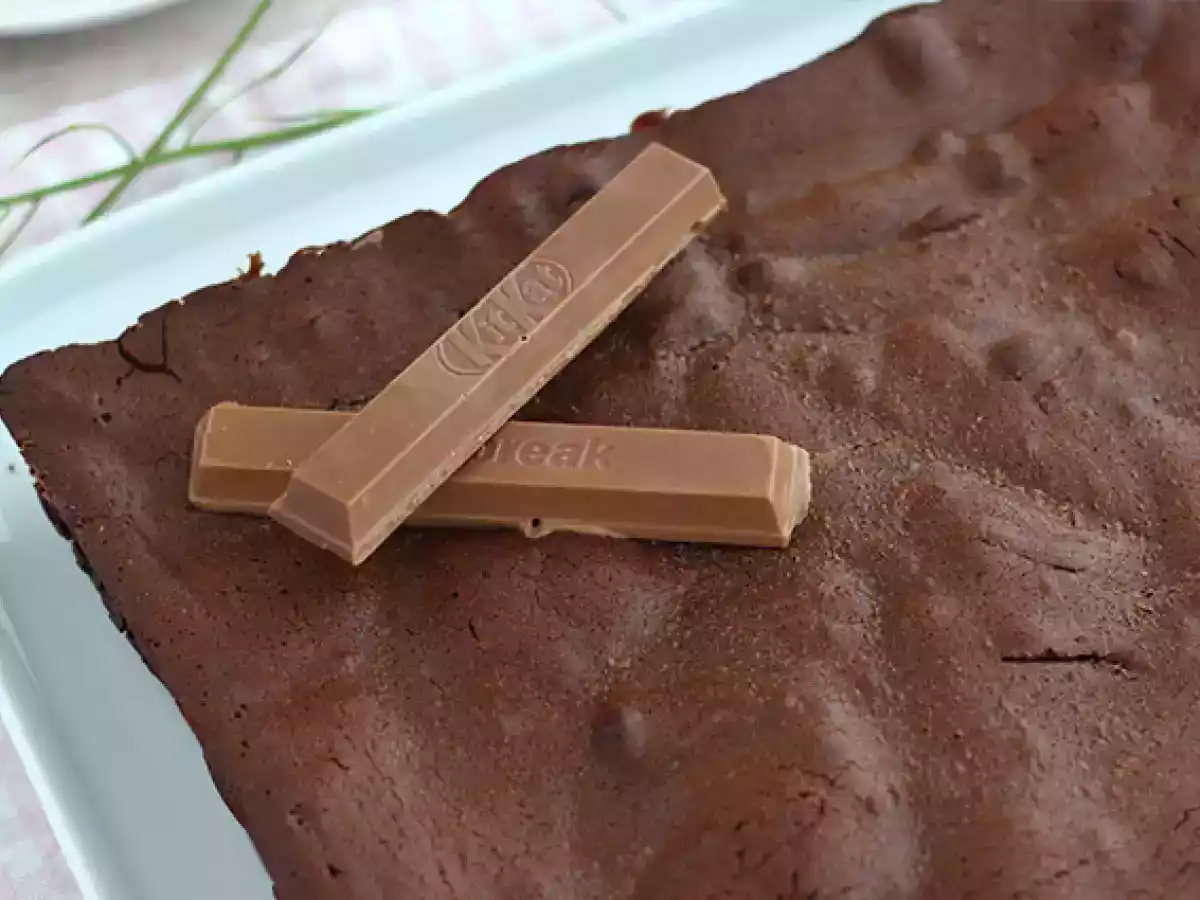 Brownie med Kit Kat ®. - foto 5