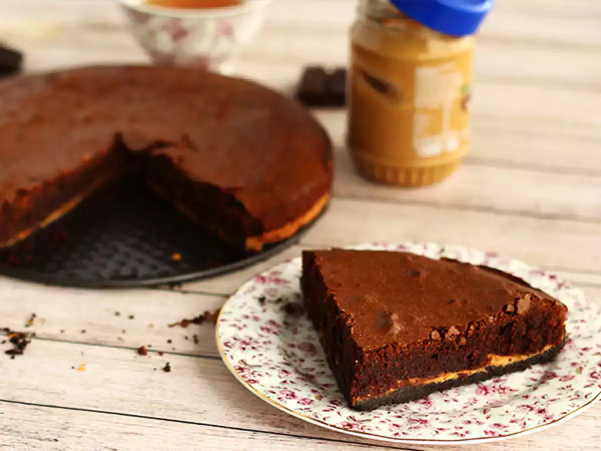 Brownie med peanutbutter og Oreo-kiks - foto 2